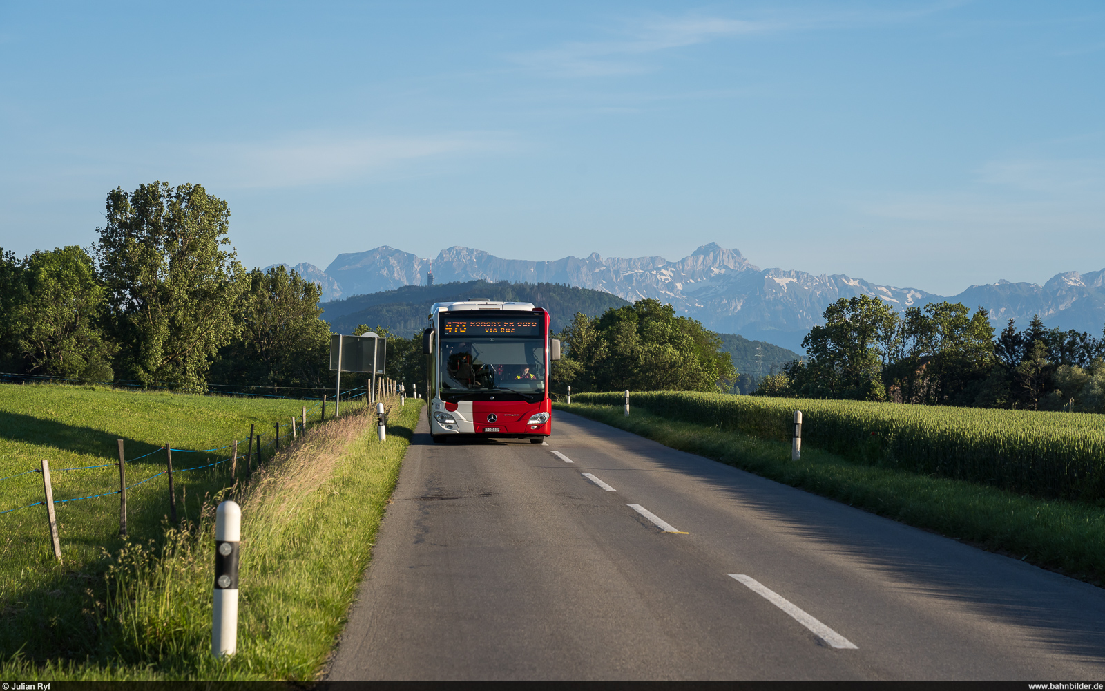 TPF Citaro / 473 Palézieux - Romont / Gillarens, 26. Mai 2020