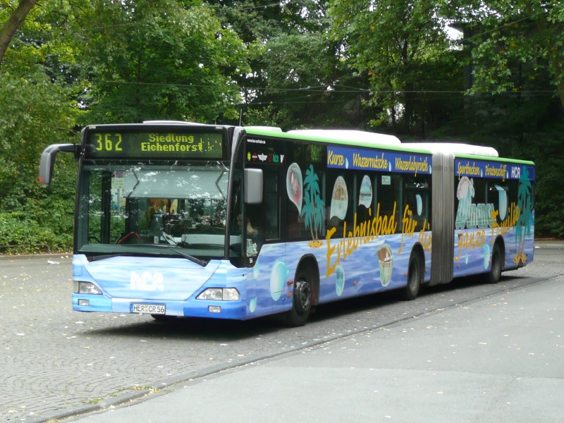 01.09.08,Citaro der HCR Nr.56 in Wanne-Eickel.