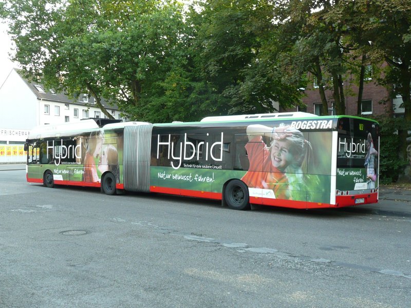 01.09.08,Hybrid-Solaris der BOGESTRA Nr.0778 in Gelsenkirchen-Hllen.