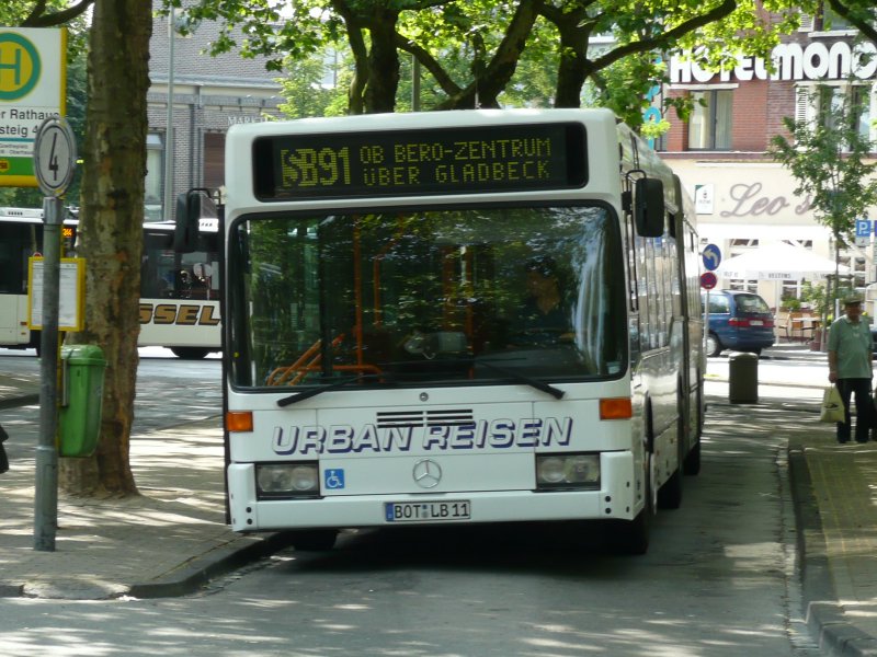 02.07.08,privater MB im Liniendienst,Ge-Buer Rathaus.