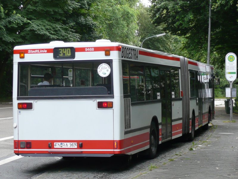 07.07.08,MAN der BOGESTRA Nr.9468 in Gelsenkirchen-Hllen.