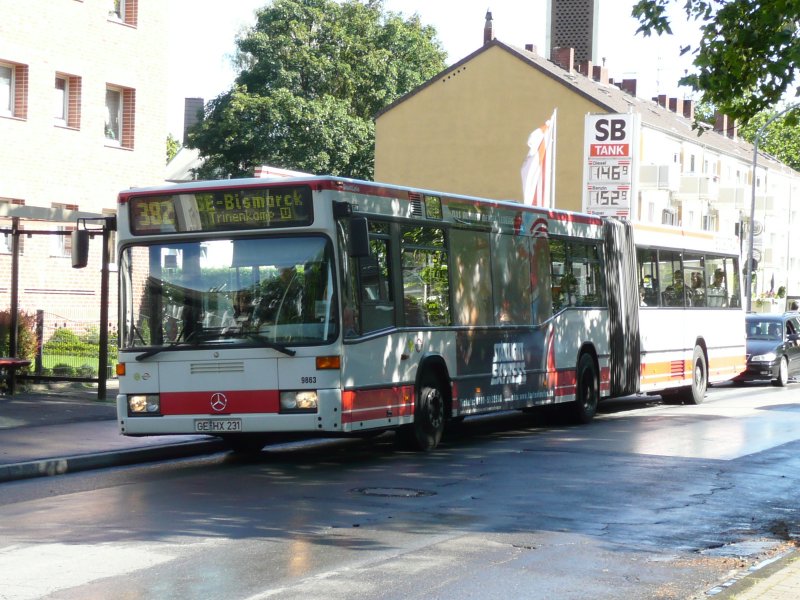 07.07.08,MB der BOGESTRA Nr.9863 in Gelsenkirchen-Hllen.