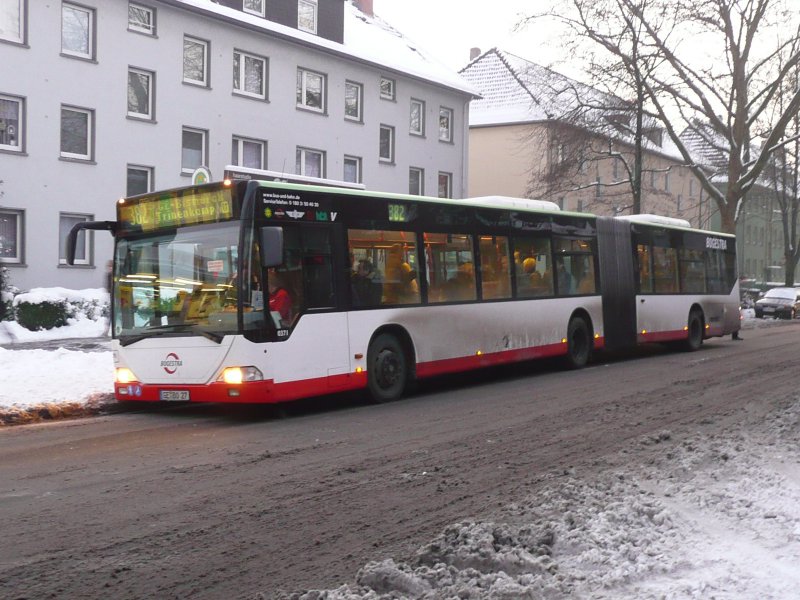 08.01.09,MB-Citaro der Bogestra Nr.0371 in Gelsenkirchen-Hllen.