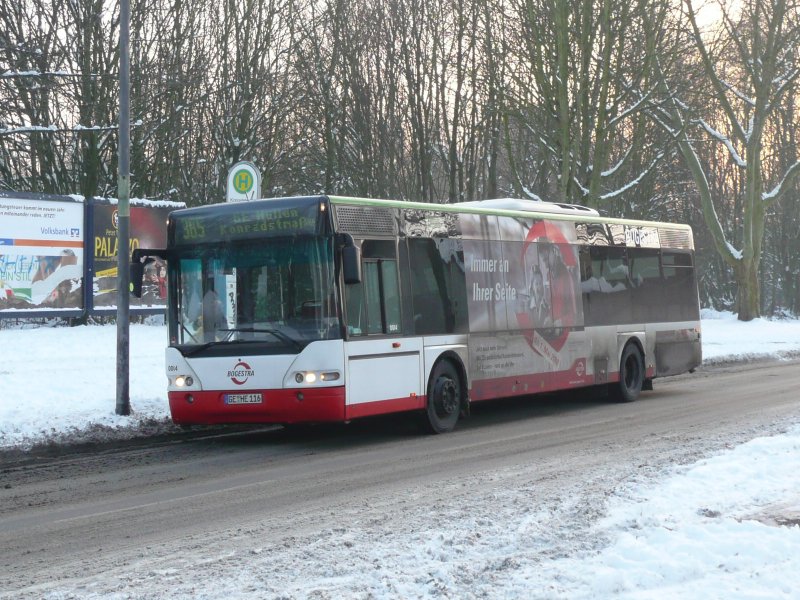 08.01.09,NEOPLAN der Bogestra Nr.0014 in Gelsenkirchen-Hllen.