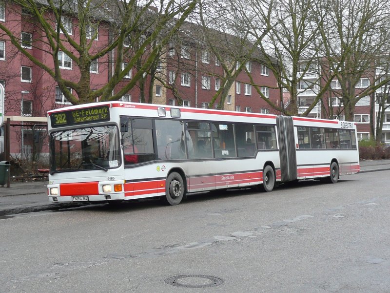 09.02.09,MAN der BOGESTRA Nr.9465 in Gelsenkirchen-Hllen.