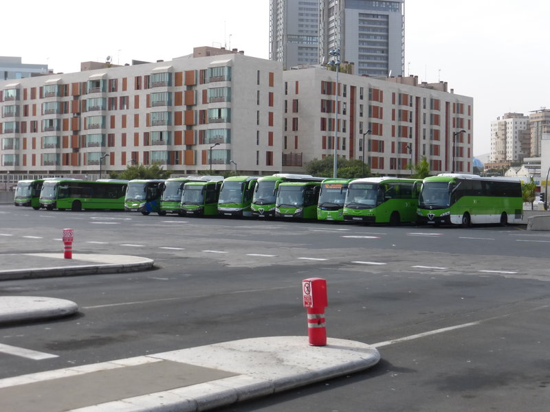 11.01.17 Busbahnhof in Santa Cruz de Tenerife. Bus bild.de