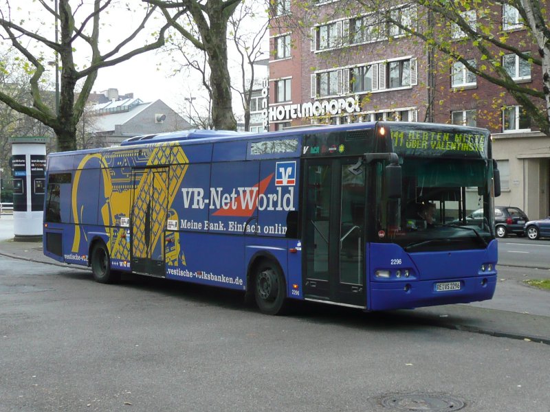 13.11.08,NEOPLAN der VESTISCHEN Nr.2296 in Ge-Buer.