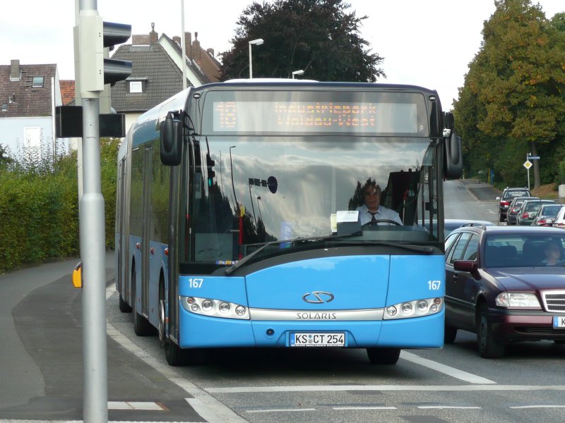 16.09.08,SOLARIS der KVG Nr.167 in Kassel.