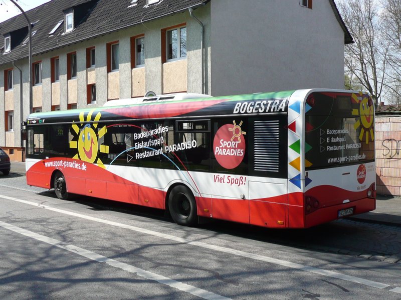 17.04.08,SOLARIS der BOGESTRA Nr.0305,Gelsenkirchen-Hllen.