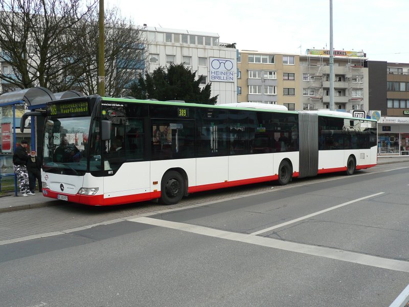 18.02.09,MB-Citaro der BOGESTRA Nr.0872 in Wattenscheid.