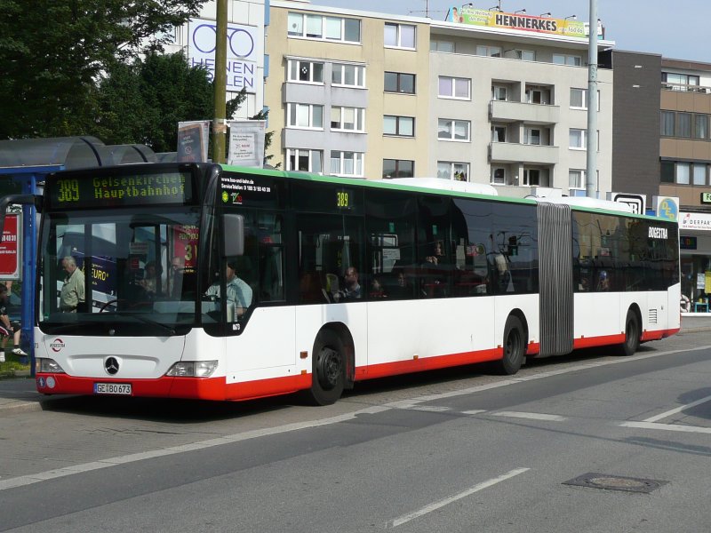 18.06.08,MB-CITARO der Bogestra Nr.0673 in Wattenscheid.