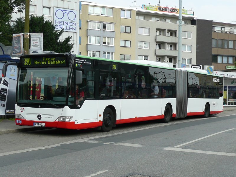 18.06.08,MB-CITARO der BOGESTRA Nr.0774 in Wattenscheid.