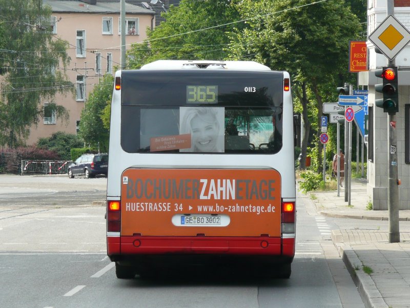 18.06.08,NEOPLAN der BOGESTRA Nr.0113 in Wattenscheid.