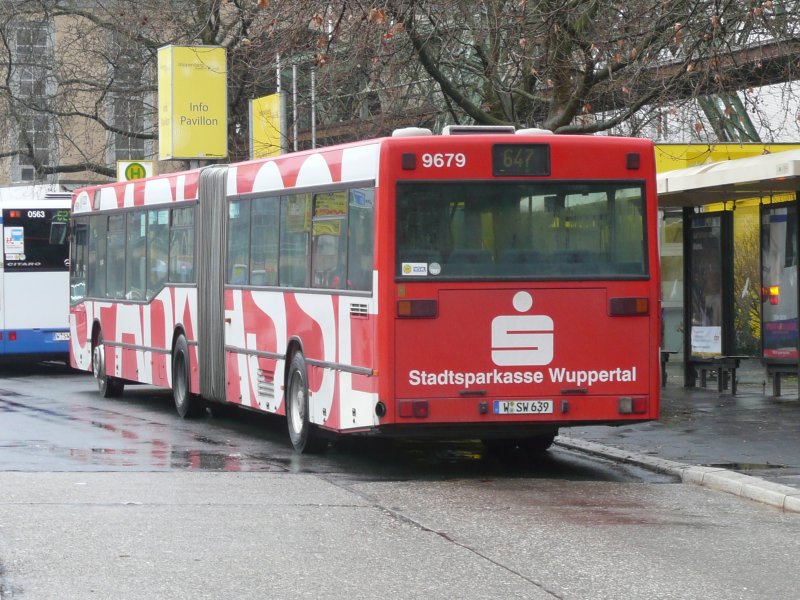 23.01.09,MB der WSW Nr.9679,Wuppertal Hbf.