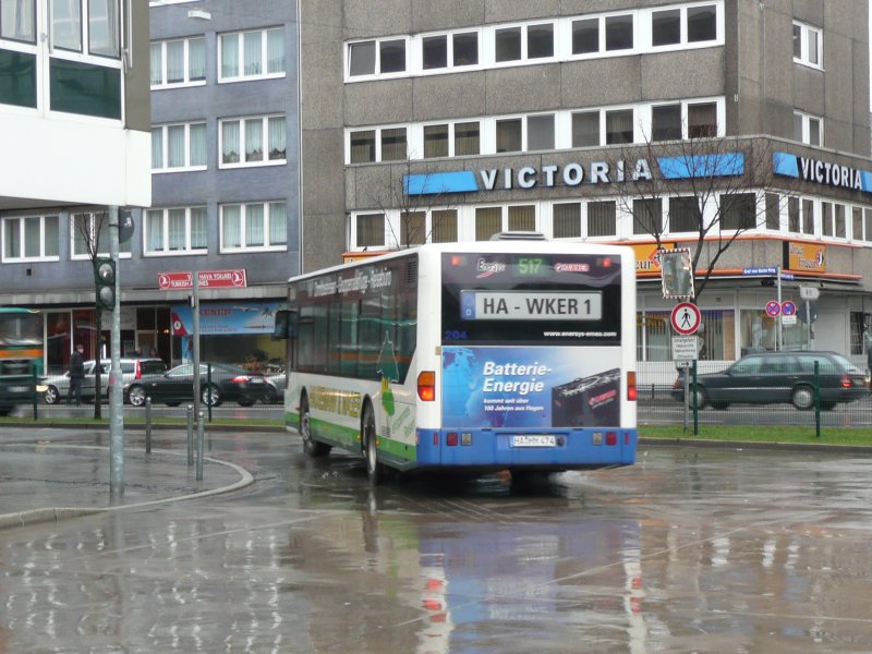 23.01.09,privater MB-Citaro,Hagen Hbf.