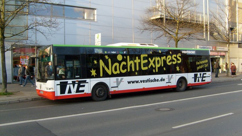 23.10.08,NEOPLAN der Vestischen Nr.2409 in Herten.