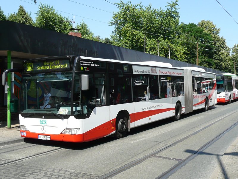 24.06.08,MB-CITARO der HCR Nr.99,Wanne-Eickel,Am Buschmannshof.