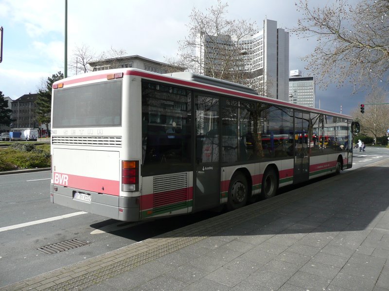 31.03.08,SETRA der BVR,Busbahnhof Essen Hbf.