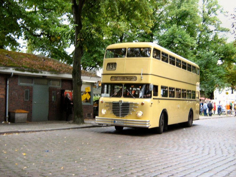 Bssing-Doppeldeckerbus in Alt-Heiligensee, 14.9.2008