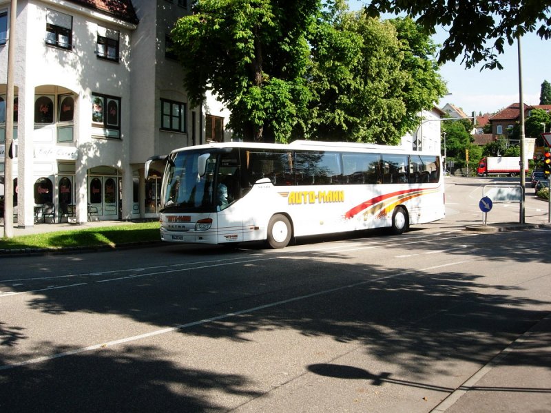 Einfahrt zum ZOB Marbach/Neckar