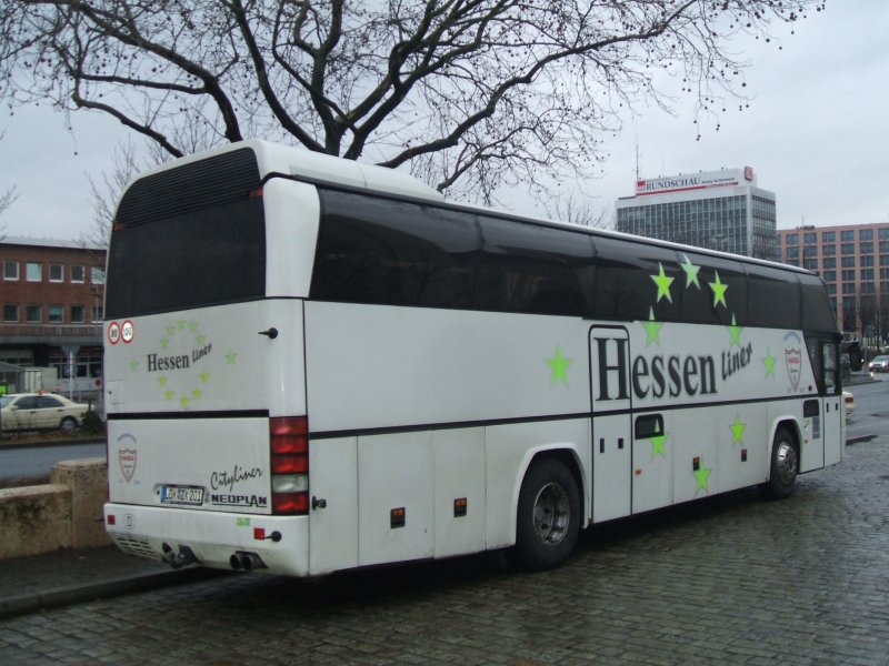 Heckansicht des Neoplan Cityliner.(05.01.2008)