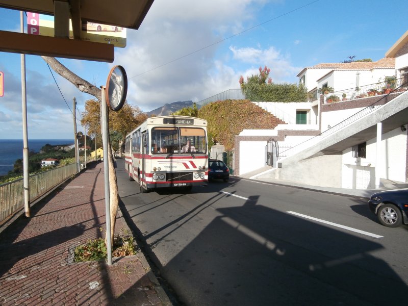 Linienbus Am Hotel Orca Praia Bus Bild De