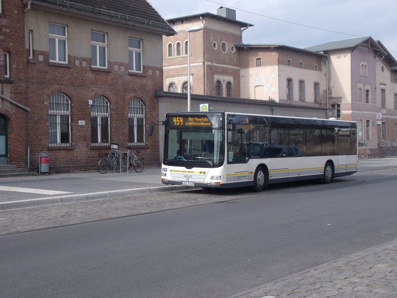 Man Nu 313 Lion S City U Los P 435 Eisenhuttenstadt Bahnhofsvorplatz Am 23 Februar 15 Bus Bild De