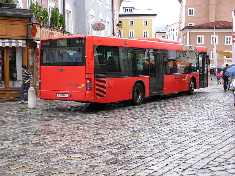 MAN Postbus, gesehen in Hallein.