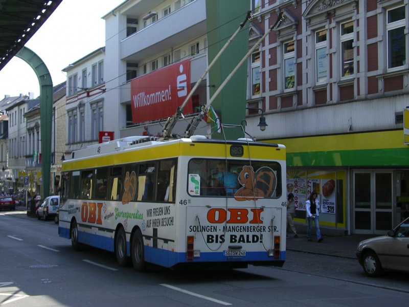 MAN,WSW,Wagen 46 Oberleitungsbus.(30.08.2008) 