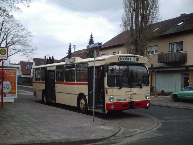 Sonderfahrzeug KA-JS-318 richtung Entenfang