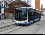 VBZ - MAN Lion`s City E Nr.656 unterwegs bei der Haltestelle Morgental in Zürich am 2024.12.27