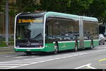 BVB - Mercedes e Citaro Nr.7125 BS 99127 unterwegs auf der Linie 30 in Basel am 2024.06.09