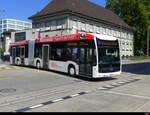 BBA - Mercedes eCitaro  Nr.163  AG  441163 unterwegs auf der Linie 4 in Aarau am 2024.08.16