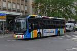 FB 4069, Volvo 7900 e Bus des VDL, unterwegs in den Straßen der Stadt Luxemburg.