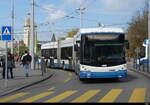 VBZ - Trolleybus Nr.79 unterwegs auf der Linie 31 in der Stadt Zürich am 04.10.2022