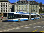 VBZ  - Hess Trolleybus  Nr.70 unterwegs auf der Linie 31 in der Stadt Zürich am 2024.10.27