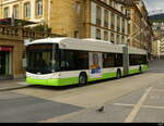 TransN - Hess Trolleybus Nr.133 unterwegs auf der Linie 101 in der Stadt Neuchâtel am 2024.10.03