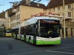 transN, La Chaux-de-Fonds - Nr. 144 - Hess/Hess Gelenktrolleybus (ex TN Neuchtel Nr. 144) am 29. Dezember 2012 in Neuchtel, Place Pury