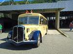 Ein Berna Bus Baujahr 1946 Nr 8 am 7.9.24 in Depot Eptingen andere Seite 