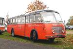 Oldtimer FBW Gangloff Bj. 1952 Flecher, Europäisches Oldtimerbustreffen im Elsass Oktober 2024 