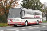 Oldtimer Neoplan Jetliner N 216 SHD Bj. 1990 Automobil-Park Auwärter ehem. Müller, Europäisches Oldtimerbustreffen im Elsass Oktober 2024