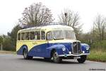 Oldtimer Saurer Bj. 1949 Flecher, Europäisches Oldtimerbustreffen im Elsass Oktober 2024