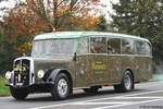 Oldtimer Saurer 3 C Bj. 1938 Viktor's Karossette, Europäisches Oldtimerbustreffen im Elsass Oktober 2024