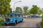 VBZ Saurer Nr. 9 / Zürich Zoo, 22. Mai 2022<br>
175 Jahre Schweizer Bahnen