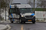 VS 3045, Mercedes Benz Sprinter, von Autobus Stephany, aufgenommen in der Winterlandschaft auf der Fitsch.