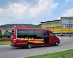 MERCEDES-BENZ Sprinter, Kleinbus, von RSE Reisen aus Deutschland.Krems,Juli 2012.