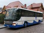 Setra 315 GT von der Usedomer Bäderbahn in Heringsdorf am 12.01.2023