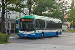 Irizar i3 von Ettenhuber (Bus 5108, EBE-JE 164) als Linie X203 an der Haltestelle Haar S-Bahnhof. Aufgenommen 5.8.2022.