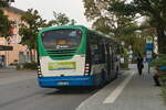 Irizar i3 (Bus 5101, EBE-JE 157) als Linie X203 an der Haltestelle Haar S-Bahnhof. Aufgenommen 5.8.2022.