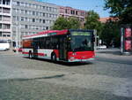 MAN NL 283, VAG Nürnberg, Wagen 841, am Plärrer am 01.08.2005